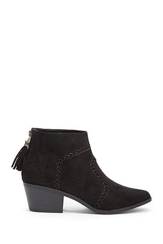 Forever21 Qupid Topstitched Ankle Booties