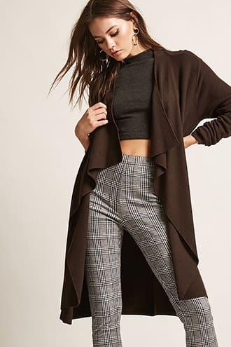 Forever21 Drape-front Duster Cardigan