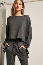 Forever21 Raw-cut French Terry Top
