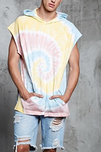 Forever21 Spiral Tie-dye Hoodie