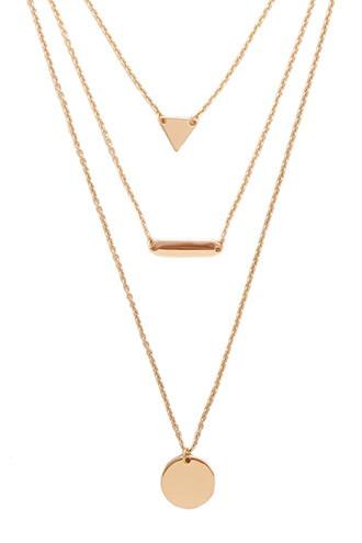 Forever21 Charm Layered Necklace