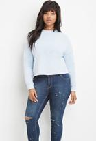 Forever21 Plus Women's  Plus Size Raw-cut Pullover