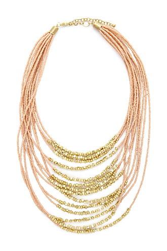 Forever21 Layered Beaded Necklace
