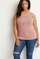 Forever21 Plus Classic Heathered Tank