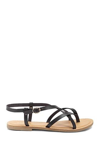 Forever21 Thong Toe Crisscross Sandals