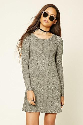 Forever21 Women's  Marled Swing Dress