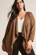 Forever21 Plus Size Faux Suede Cardigan