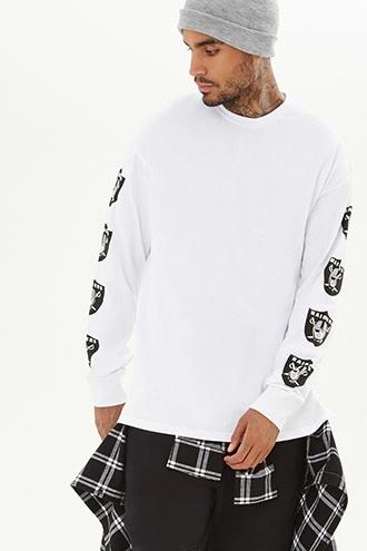 21 Men Men's  Nfl Raiders Long-sleeve Tee