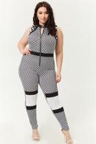 Forever21 Plus Size Checkered Jumpsuit