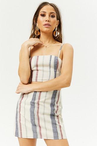 Forever21 Striped A-line Mini Skirt