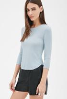 Forever21 Ribbed Thermal Tee