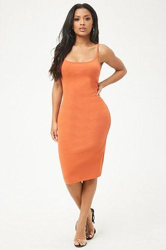 Forever21 Ribbed Bodycon Cami Dress