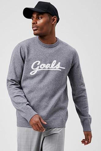 Forever21 Goals Graphic Sweater
