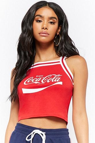 Forever21 Coca-cola Fleece Sweatshirt