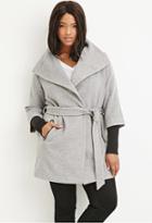 Forever21 Plus Layered Wrap Coat