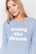 Forever21 Living The Dream Graphic Pj Top