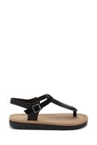 Forever21 Faux Leather Foam Thong Sandals