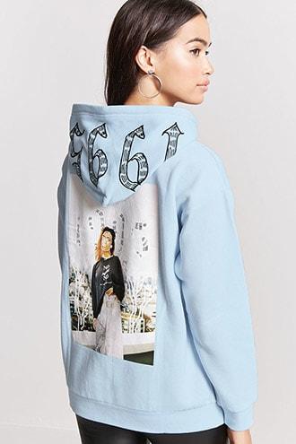 Forever21 Yuki Haze Hazy Graphic Hoodie