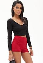 Forever21 Textured Woven Shorts