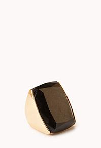 Forever21 Faux Gemstone Cocktail Ring