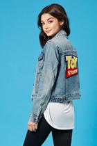 Forever21 Women's Pixar Woody Denim Jacket