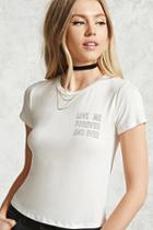 Forever21 Love Me Forever Graphic Tee