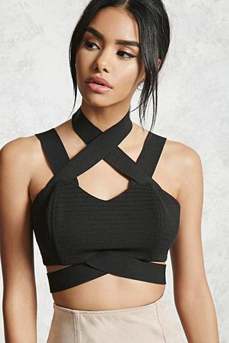 Forever21 Strappy Crop Top