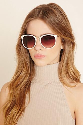 Forever21 Etched Square Sunglasses