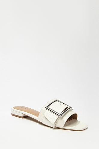 Forever21 Faux Croc Sandals