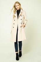 Forever21 Faux Suede Belted Coat