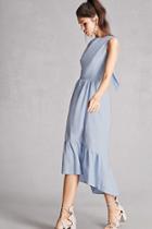 Forever21 High-low Chambray Dress