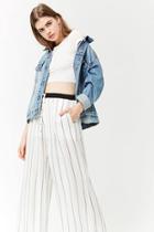 Forever21 Stripe Wide-leg Trousers