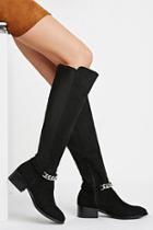 Forever21 Chained Knee-high Boots