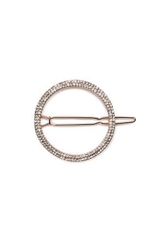 Forever21 Round Rhinestone Hairclip