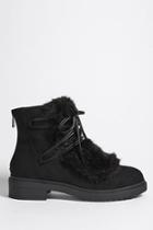 Forever21 Faux Fur Ankle Boots