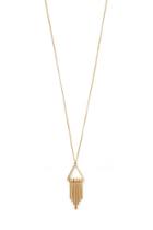 Forever21 Matchstick Pendant Necklace