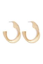 Forever21 Twisted Chunky Hoop Earrings