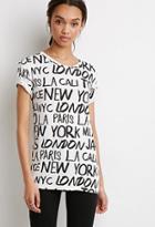 Forever21 Cities Longline Tee