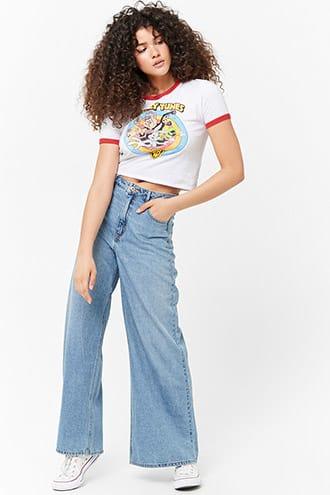 Forever21 Looney Tunes Ringer Tee