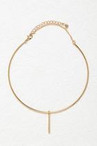 Forever21 Linear Charm Collar Necklace