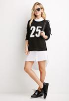 Forever21 25 Graphic Loose-knit Sweater