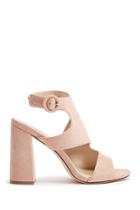 Forever21 Faux Suede Cutout High Heels