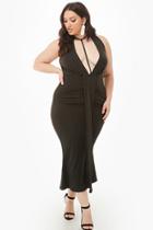 Forever21 Plus Size Plunging T-strap Mermaid Dress