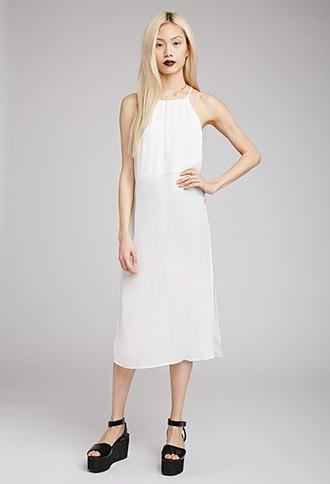 Forever21 Longline High-slit Halter Top