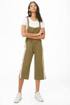 Forever21 Side-striped Square-neck Jumpsuit