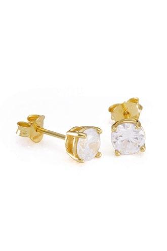 Forever21 King Ice Gold Cz Studs