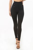 Forever21 Double-breasted Button Front Leggings