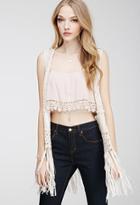 Forever21 Crochet-trimmed Cropped Cami