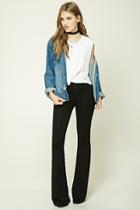 Forever21 Stretch-knit Flared Pants