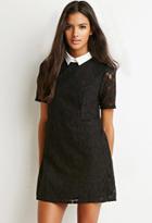 Forever21 Collared Lace Shift Dress